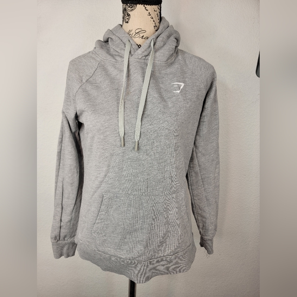 Gymshark Hooded Sweater Small Hoodie Gray